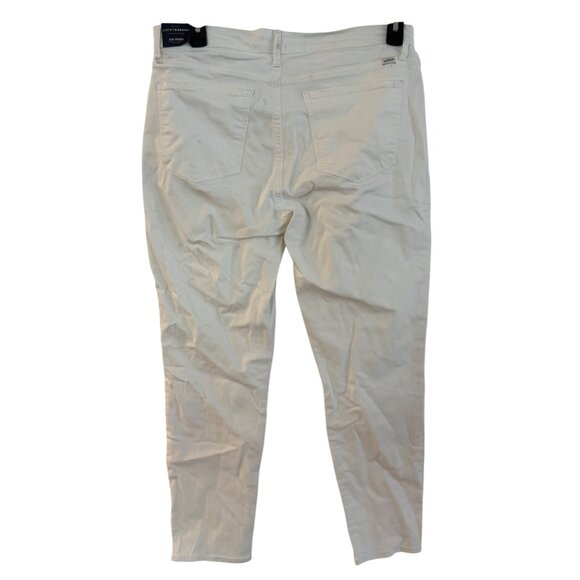 Lucky Brand Womens Ava Skinny Jeans W12/31 White Mid-Rise Denim Cotton Blend - Picture 2 of 12